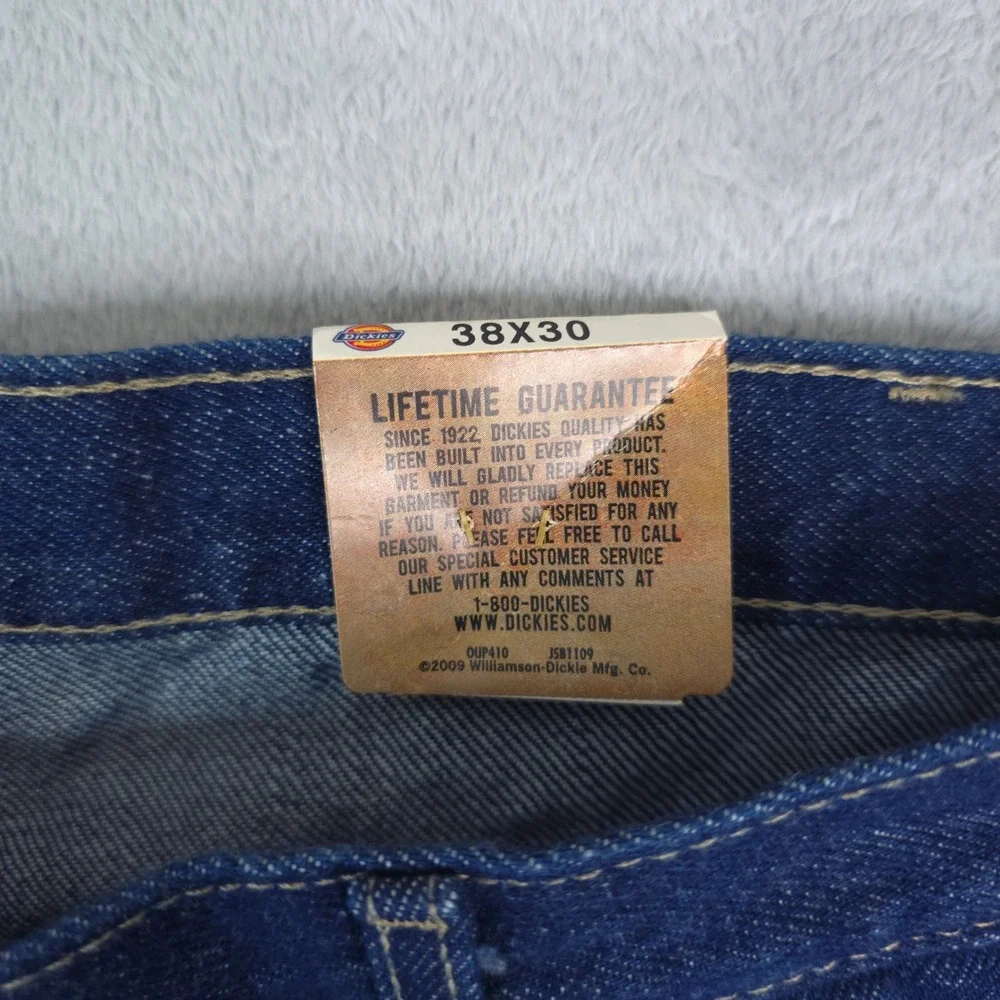 Dickies Carpenter Jeans Mens 38x30 Blue Relaxed Fit Workwear‎ Utility Y2K Skater